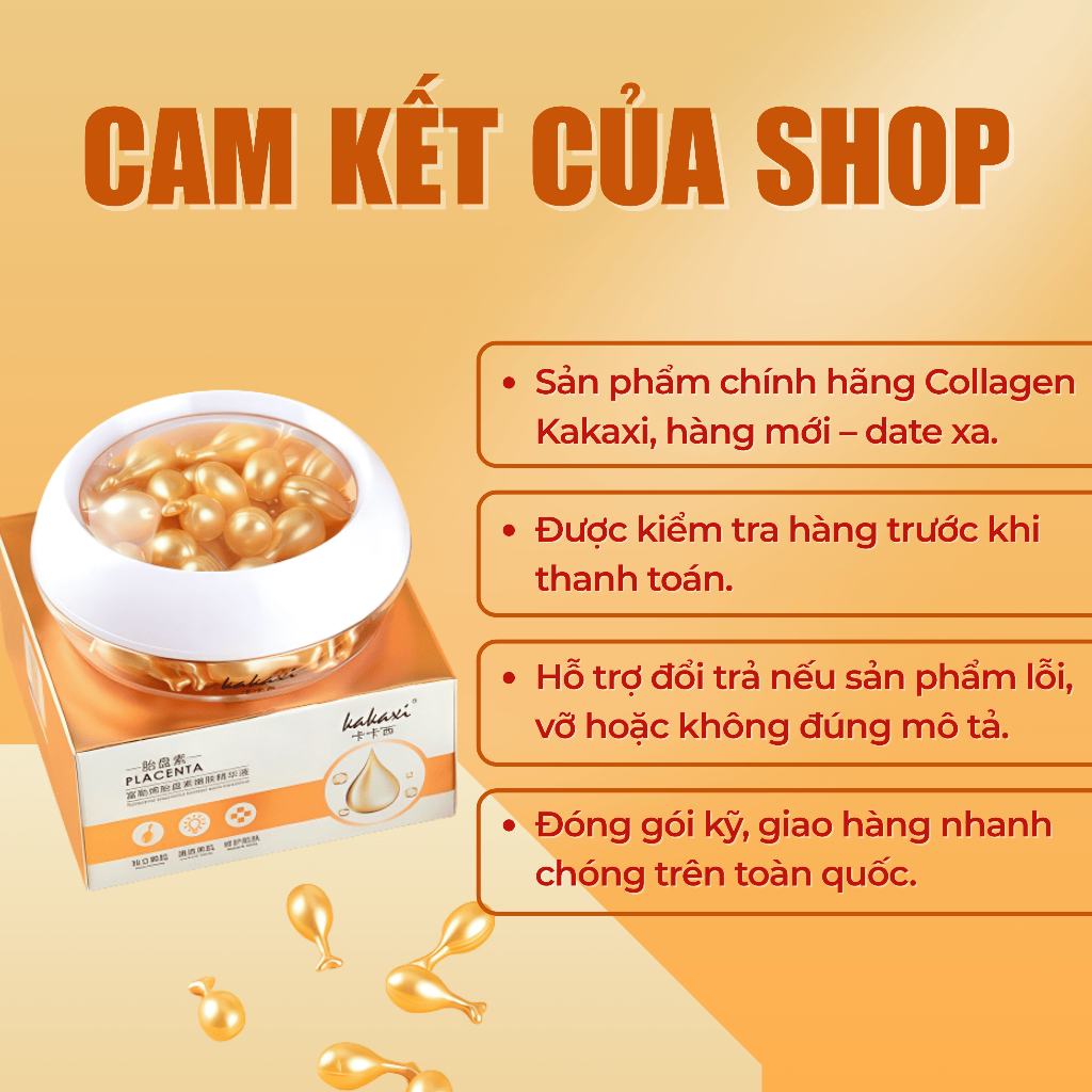 Viên Bôi Đẹp Da Kakaxi Collagen Tươi 30 Viên | Giúp Da Căng Bóng, Giảm Nám Thâm, Dưỡng Da Sáng Khỏe