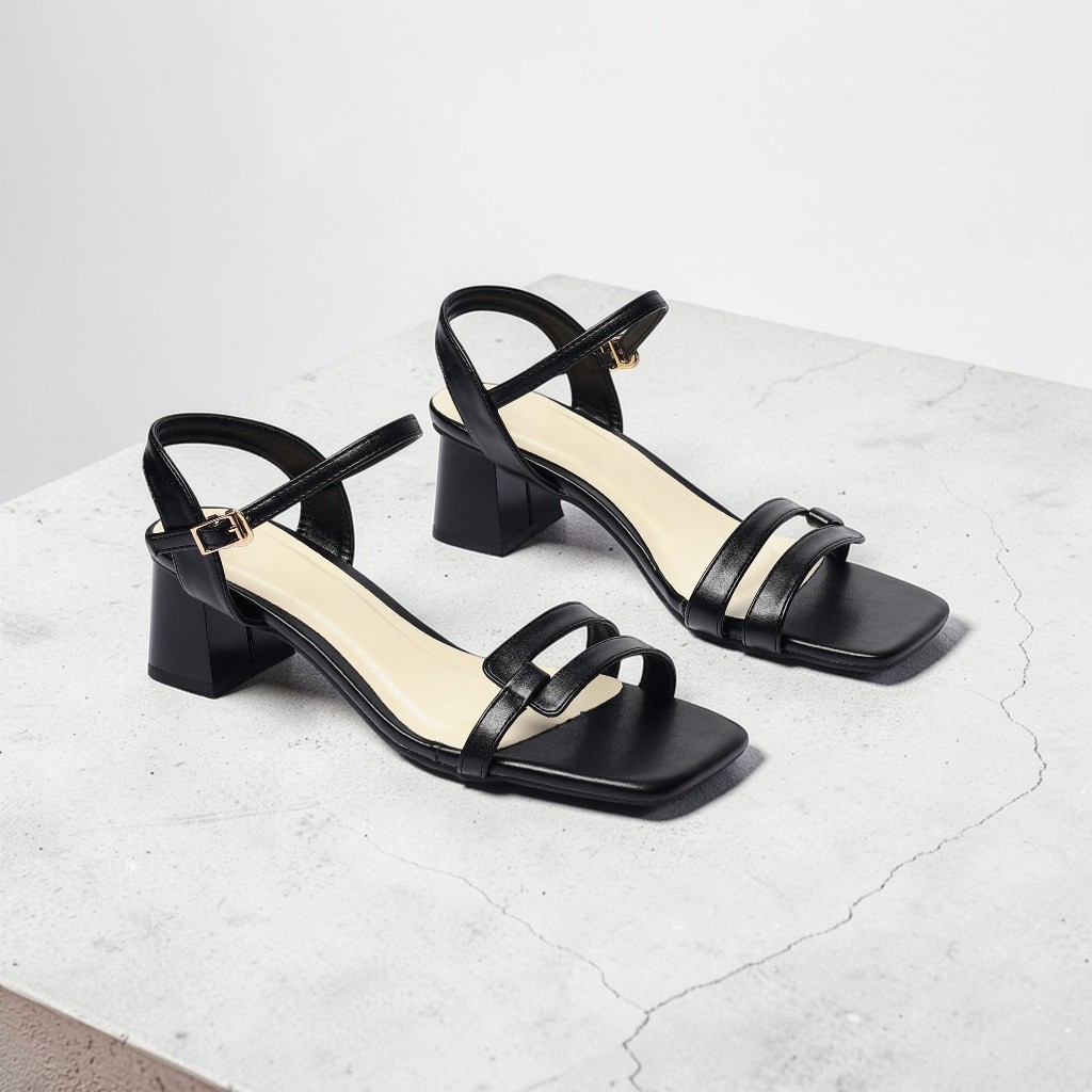 Giày Sandal Nữ Cao Gót 5cm Quai Hậu Pixie X891