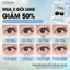 VIVIMOON lens 6 tháng cho mắt thở chất liệu Silicone Hydrogel [Giá 1 chiếc - 1 bên mắt]