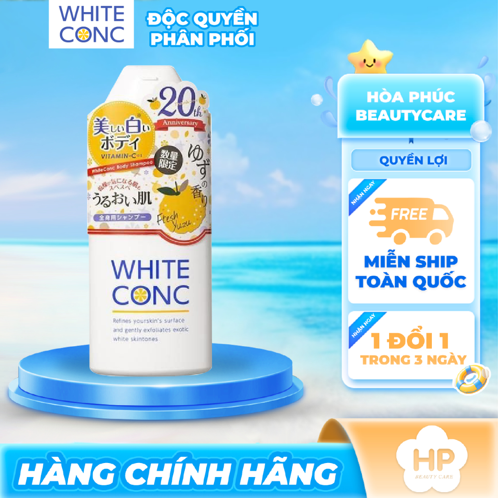 Sữa Tắm Dưỡng Trắng Da White Conc White Conc C Ii Yuzu Scent 360ml