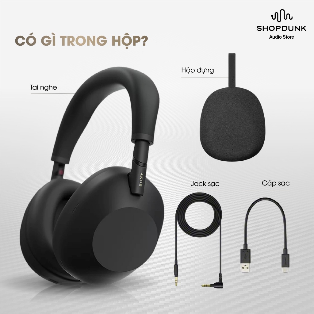 Tai nghe Hi-Res Sony WH-1000XM6 Không Dây Chống Ồn Chính Hãng Bảo Hành 12 Tháng | BigBuy360 - bigbuy360.vn