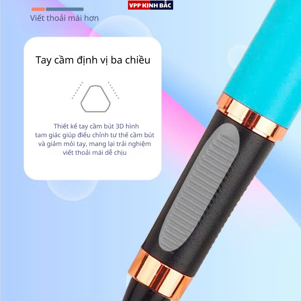 ( HOT 2026 ) Bút máy KT-01 Ngòi 0.28mm Có Hạt Gạo ,Êm Trơn Luyện Chữ Đẹp Dùng Cho Học Sinh Tiểu Học Từ 1-5.