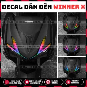 Tem Dán Đèn Demi Winner X | Decal Đổi Màu Đèn Winner X Chống Nước, Form Chuẩn, Dễ Dán