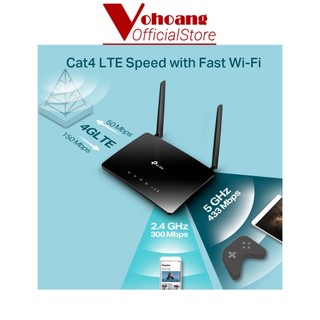TP-Link Archer MR202 - Bộ Phát Wifi 4G LTE AC750 Băng Tần Kép