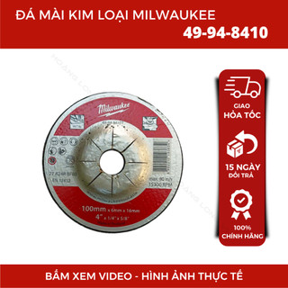 Đá mài kim loại Milwaukee 49-94-8410A 100x6x16mm (4") dùng cho máy mài góc độ bền cao , khả năng mài mạnh mẽ, ổn định