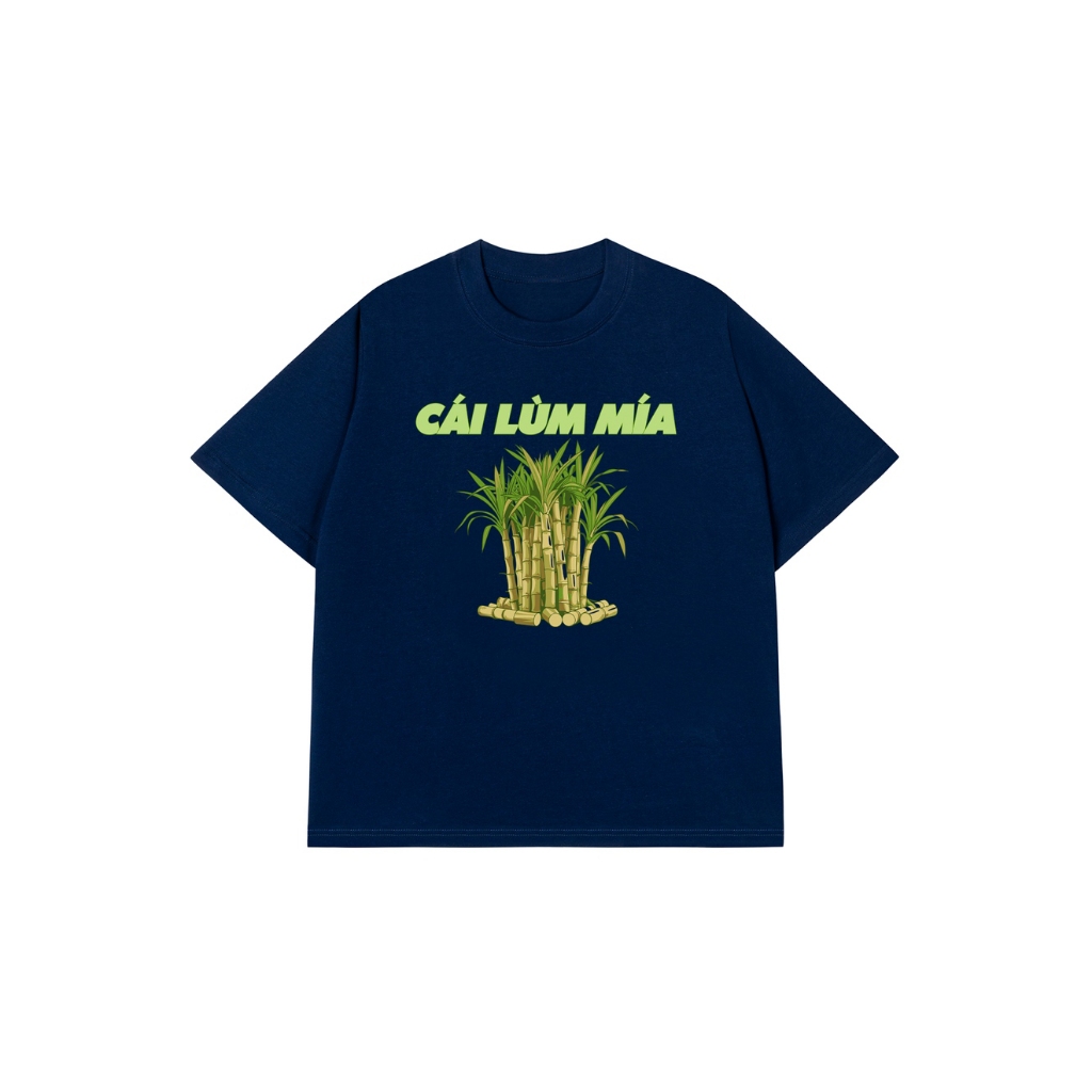 Áo Vớ Vẩn Vui Tươi REDLABEL Áo Thun CÁI LÙM MÍA Cotton 100% Oversize Nam Nữ TS87