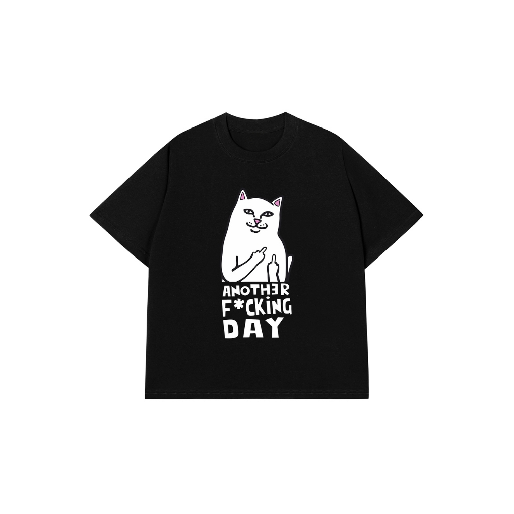 Áo Vớ Vẩn Vui Tươi REDLABEL Áo Thun ANOTHER DAY Cotton 100% Oversize Nam Nữ TS86
