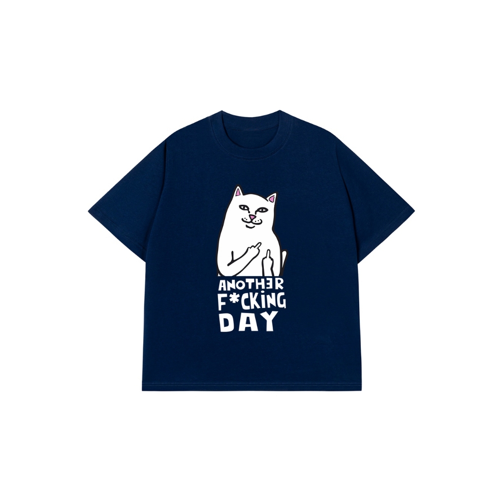 Áo Vớ Vẩn Vui Tươi REDLABEL Áo Thun ANOTHER DAY Cotton 100% Oversize Nam Nữ TS86
