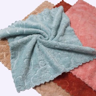 Khăn Lau Vải Cao Cấp Siêu Thấm Mềm Mịn Họa Tiết Gấu, Khăn Lau Tay, Lau Bếp, Gia đình Nhiều Màu