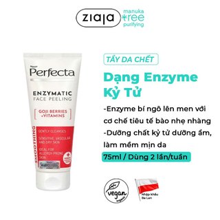 Enzyme Tẩy Tế Bào Chết Kỷ Tử / Tảo Biển - Perfecta Jagody Goji Witaminy Peeling Enzymatyczny 75ml