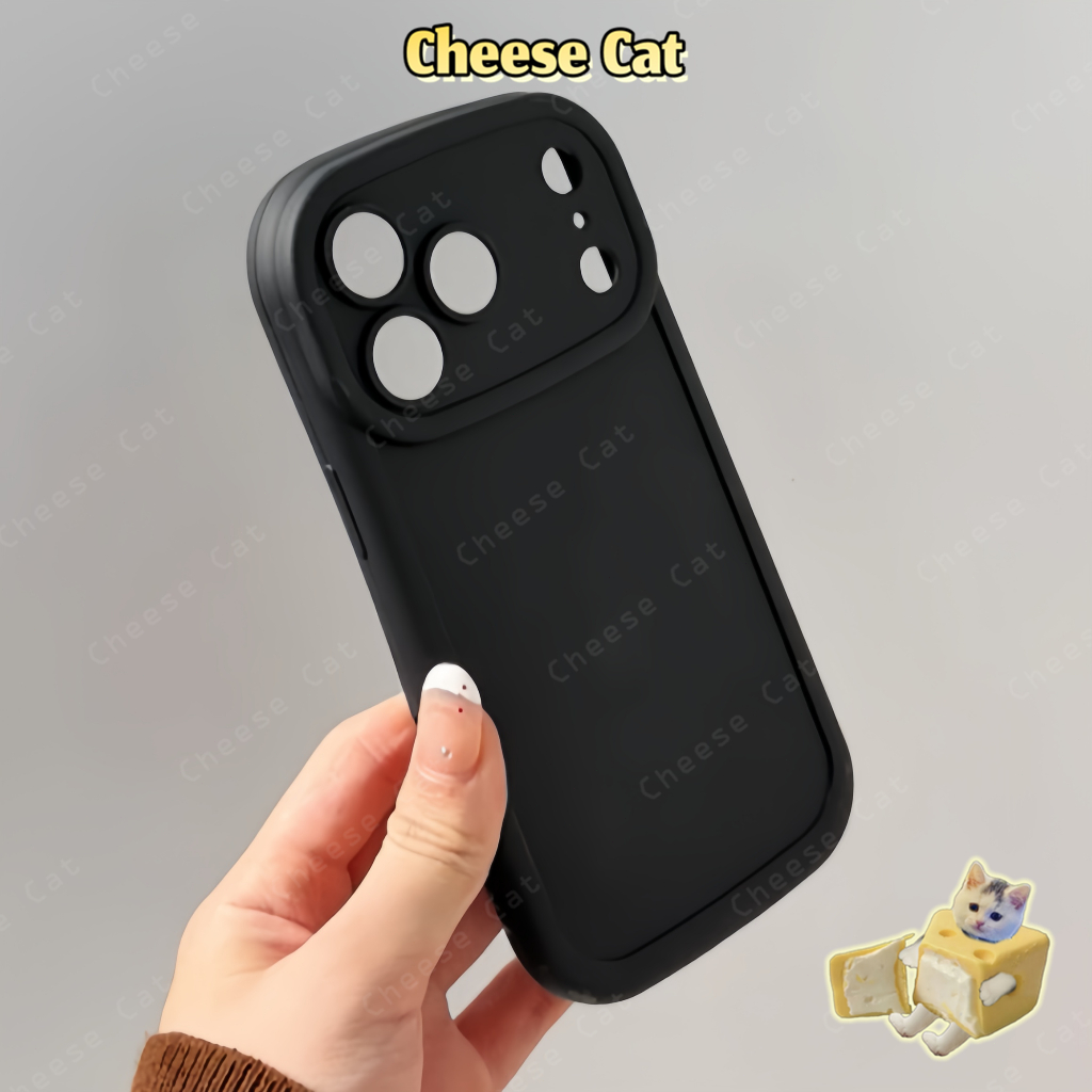 Màu Trơn Đơn Giản Silicon Bảo Vệ Ống Kính Trắng Ốp Lưng Điện Thoại iPhone 11 12 13 14 15 16 17 Pro Max Xs XR 7Plus