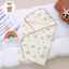 Chăn choàng ủ cho bé Ủ choàng Xô muslin hạt đậu cho bé sơ sinh Chăn ủ có mũ cho bé sơ sinh