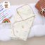 Chăn choàng ủ cho bé Ủ choàng Xô muslin hạt đậu cho bé sơ sinh Chăn ủ có mũ cho bé sơ sinh
