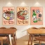 Tranh Hàn Quốc treo tường nhà hàng Korea BBQ quán ăn phong cách hiện đại decor sang trọng canvas cao cấp tặng đinh 3c