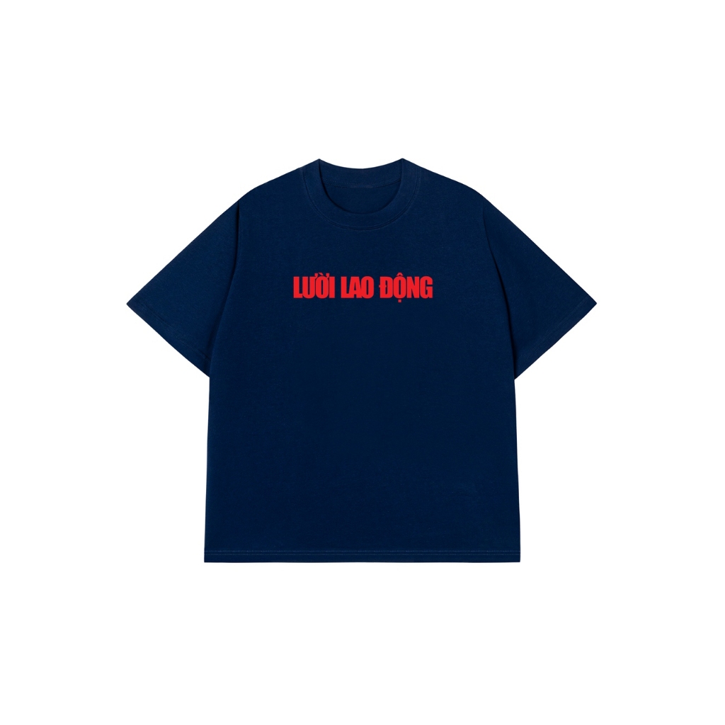 Áo Vớ Vẩn Vui Tươi REDLABEL Áo Thun LƯỜI LAO ĐỘNG Cotton 100% Oversize Nam Nữ TS88