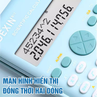 Máy Tính Cầm Tay Dexin 240 - Máy Tính Học Sinh Bỏ Túi Nhiều Chức Năng, Tính Toán Nhanh Và Chính Xác