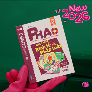 Sách P.H.A.O (Pro Hacks For Academic Overload) Giáo dục Kinh tế và Pháp Luật Ôn Thi Tốt Nghiệp THPT, ĐGNL | WinBook