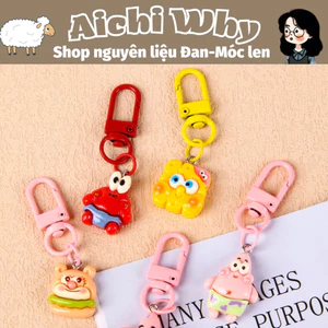 Móc khóa bọt biển mini dễ thương