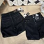 YURI JEANS - (MÃ31) Quần Jean Ngố Đen Xám Thêu Nét Túi Sau ( MÃ31)