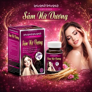 Viên Uống Sâm Nữ Vương Hộp 30 Viên – Hỗ Trợ Cân Bằng Nội Tiết, Giúp Da Tóc Khỏe, Giảm Khó Chịu