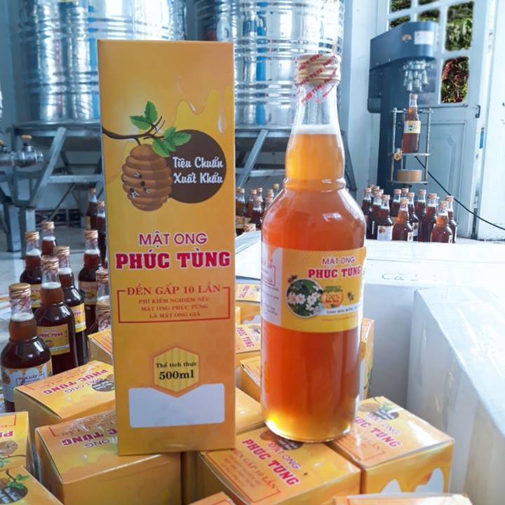[HÀNG CHẤT LƯỢNG] có tem chống giả BỘ CÔNG AN. combo khuyến mãi: 1 chai thuỷ tinh 200ML mật ong hoa rừng đèo la dạ + 1 c