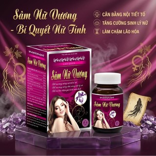 Viên Uống Sâm Nữ Vương Hộp 30 Viên – Hỗ Trợ Cân Bằng Nội Tiết, Giúp Da Tóc Khỏe, Giảm Khó Chịu