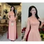 Set Áo Dài Nữ Màu Cam Pastel Ngọt Ngào Áo Dài Truyền Thống Chiết Eo Cao Giấu Bụng Tôn Dáng Thanh Lịch Quý Phái T1566G