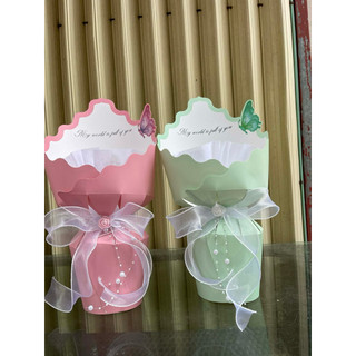 Cốt giấy TAM GIÁC VIỀN BƯỚM bó hoa, bó 10-15 bông, cốt định hình cho bó hoa cực tiện lợi...