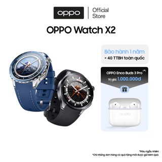 Đồng hồ thông minh OPPO Watch X2 | 100 chế độ tập luyện | Chỉ tương thích ANDROID* - Hàng chính hãng
