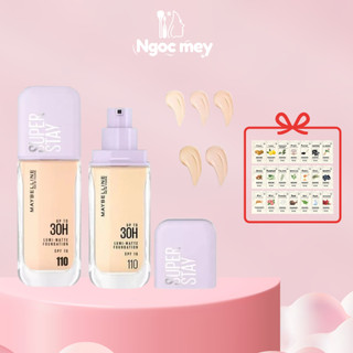 Kem Nền Bắt Sáng Che Phủ Siêu Nhẹ Maybelline Superstay Up To 30H Lumi-Matte Foundation SPF16 PA+++