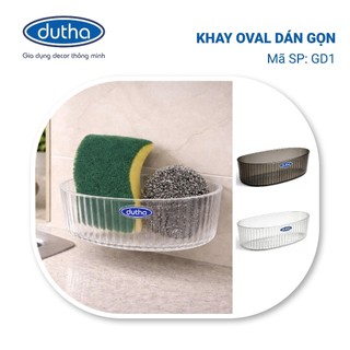 Khay Dán Tường Để Miếng Rửa Chén ,Miếng Chùi Chảo, Đựng gói gia vị bếp, hành, tỏi, Tặng Kèm Miếng Dán Siêu Dính GD1