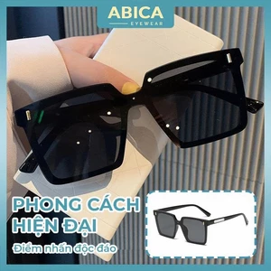 Kính râm mát nữ nam mắt kính không độ chống UV400 tia bức xạ phong cách Hàn Quốc thời trang cao cấp đẹp giá rẻ ABICA 256