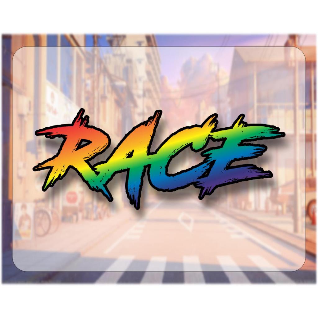 Tem dán xe máy Race