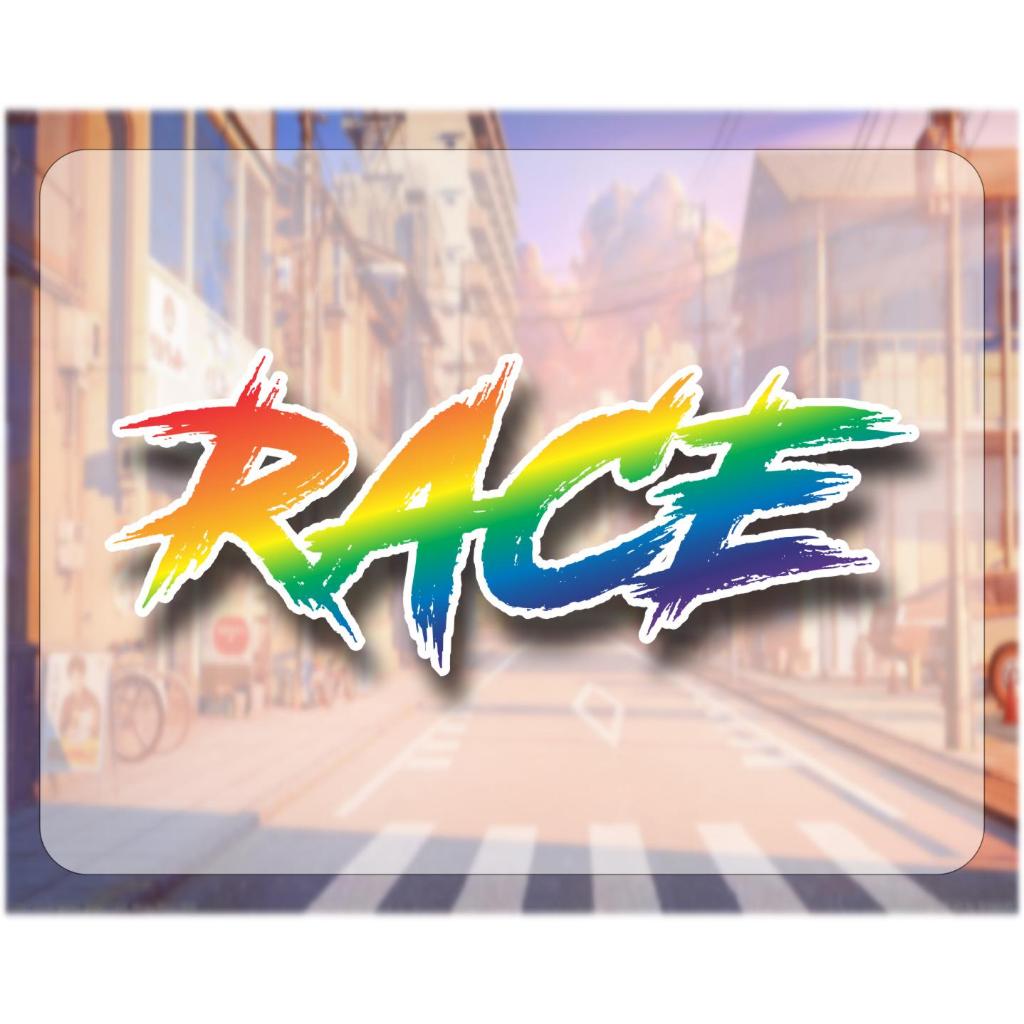 Tem dán xe máy Race