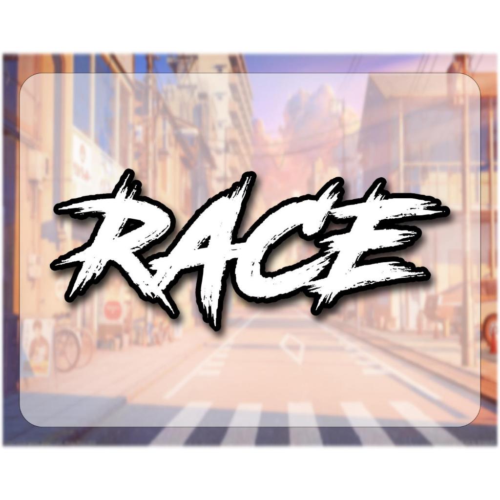 Tem dán xe máy Race