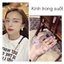 Kính mắt bảo hộ nữ nam mắt kính trong suốt chống giọt bắn khói bụi thời trang phong cách Hàn Quốc bền đẹp ABICA 054