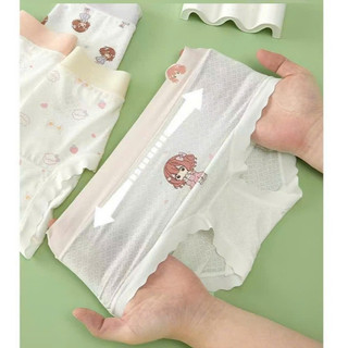 [S08 Su lụa kháng khuẩn 10A] Combo 4 quần chíp bé gái, quần lót cho bé chất liệu su lụa cao cấp họa tiết công chúa