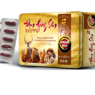 Viên Uống Bồi Bổ Cơ Thể, Phục Hồi Sức Khỏe cho Người lớn tuổi - Đạm Hồng Sâm Korean Nosa