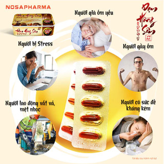 Viên Uống Bồi Bổ Cơ Thể, Phục Hồi Sức Khỏe cho Người lớn tuổi - Đạm Hồng Sâm Korean Nosa