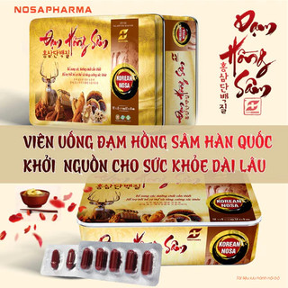Viên Uống Bồi Bổ Cơ Thể, Phục Hồi Sức Khỏe cho Người lớn tuổi - Đạm Hồng Sâm Korean Nosa