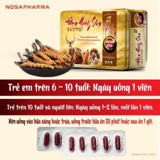 Viên Uống Bồi Bổ Cơ Thể, Phục Hồi Sức Khỏe cho Người lớn tuổi - Đạm Hồng Sâm Korean Nosa