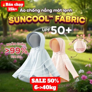 Áo Chống Nắng LABUBU KUROMI Cho Bé Trai Bé Gái Áo Khoác Chống Nắng Trẻ Em Vải Mát Chống Tia UV 6–40kg N19