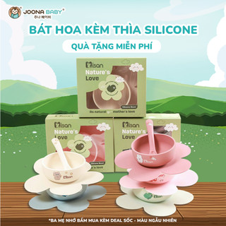 Bát Ăn Dặm Silicon Kèm Thìa Misan (Quà Không Bán)