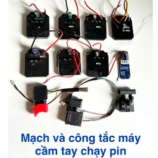 Mạch Và Công Tắc Điều Khiển Động Cơ Máy Siết Bulong, Khoan, Mài, Chuyên Vít, Bê Tông Pin Không Chổi Than