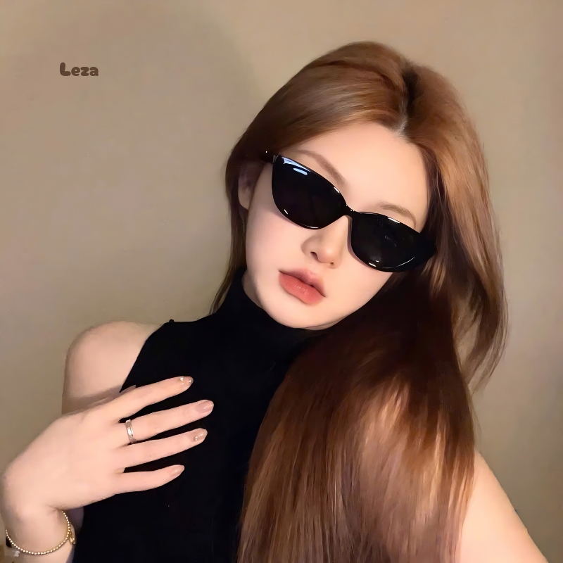 LEZA - Kính Râm Mắt Mèo Thời Trang Nam Nữ chống tia UV, Dùng Bảo Vệ Mắt. Phong Cách Hàn Quốc