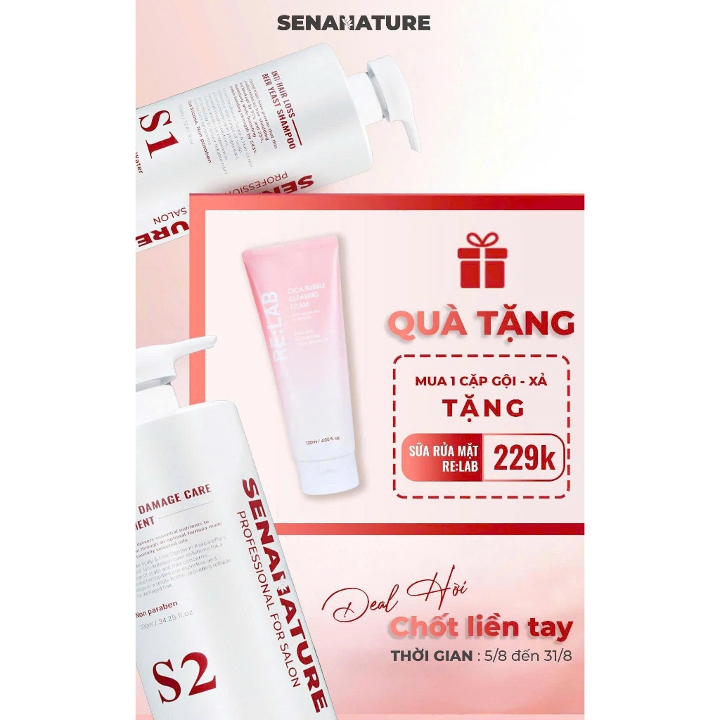 Sữa rửa mặt RE:LAB CICA BUBBLE CLEANSING FOAM giúp làm sạch bụi bẩn, cấp ẩm120ml- hạn 2028 Hàn Quốc  IS373
