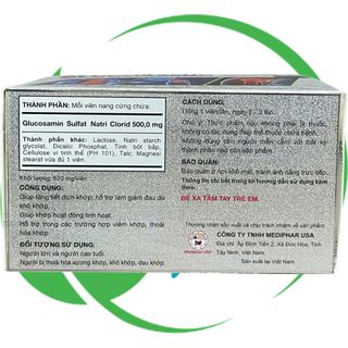 Glucosamin 500 - Rostex - Mediphar USA - Vitamin Phục Hồi