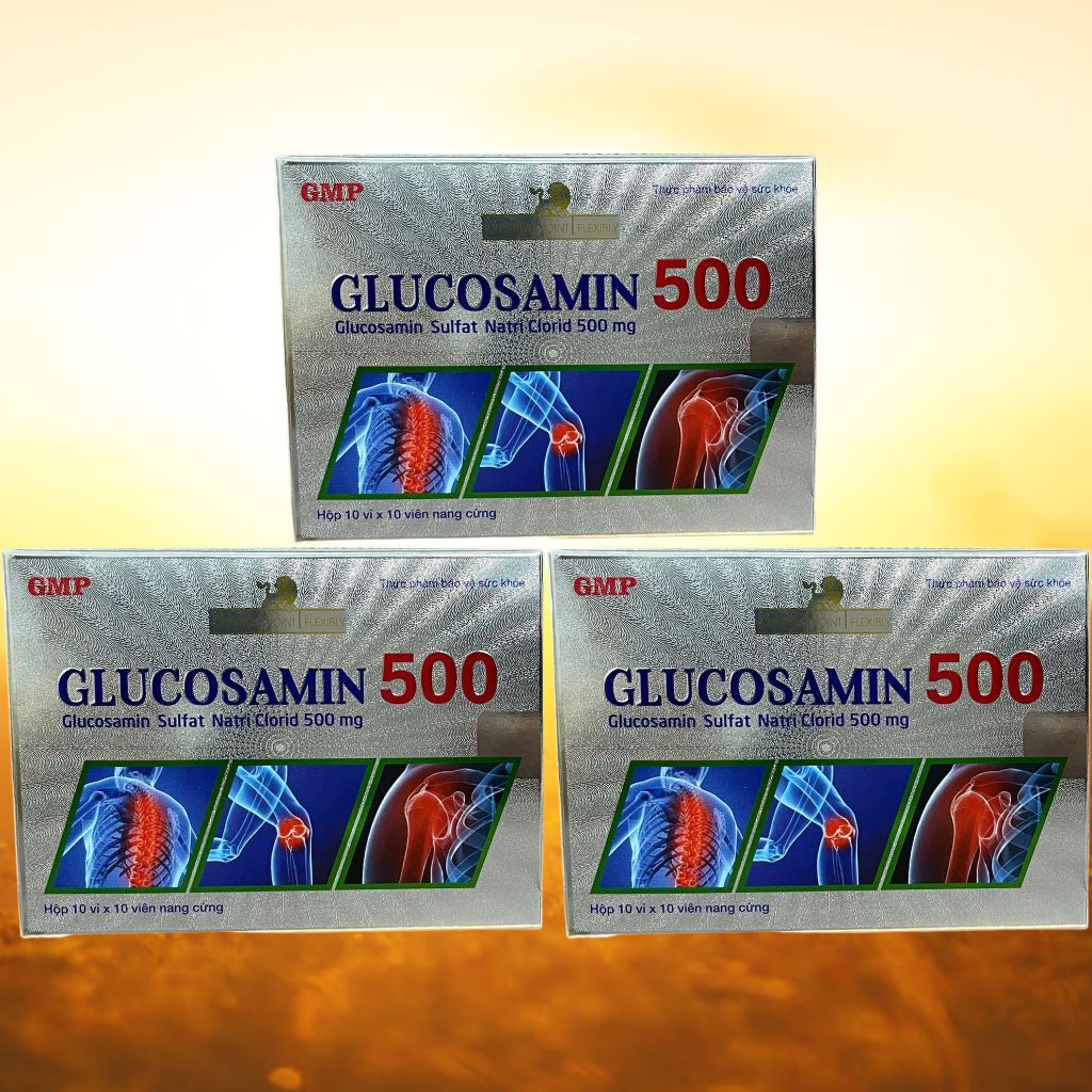 Combo 2 Hộp Glucosamin 500 - Rostex - Mediphar USA - Vitamin Thanh Lọc
