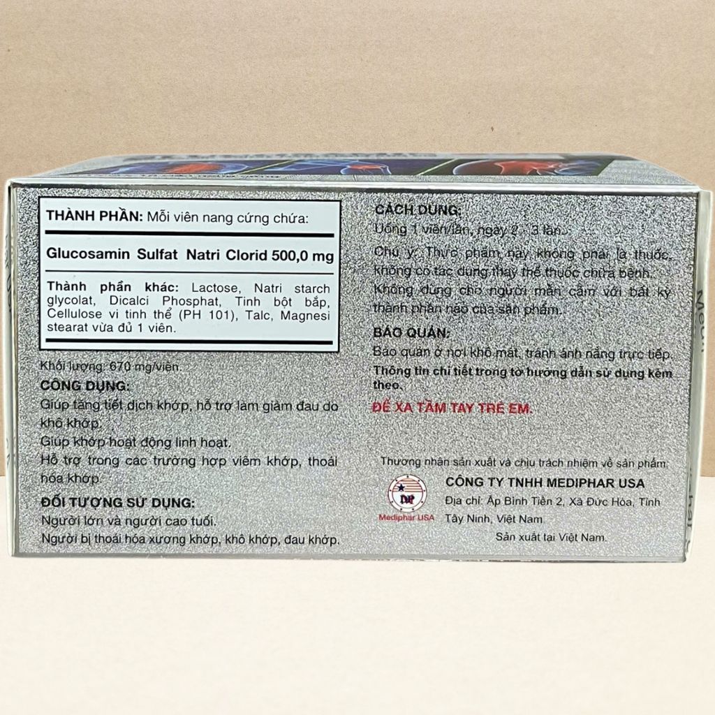 Combo 2 Hộp Glucosamin 500 - Rostex - Mediphar USA - Vitamin Chữa Lành