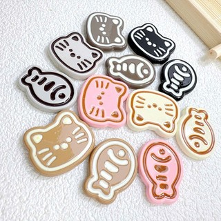 Set charm cá và mèo cute - Charm gắn dép siêu hot hit